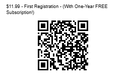 First Registration - Account Creation